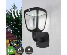 Solarleuchte außen aus Aluminium mit Bewegungsmelder von Lampenwelt