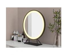 Schminkspiegel Kosmetikspiegel mit led Beleuchtung Dimmbar Schminktisch Beleuchtung 40cm