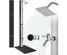 37 l Solardusche Gartendusche Pooldusche Außendusche mit Bodenplatte inkl.Abdeckhaube