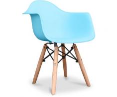 Premium Kinder Dawick Stuhl - Matt Light blue