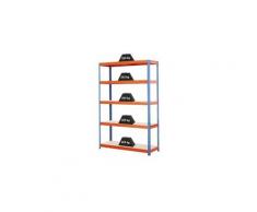 Certeo - Stabiles Kellerregal - Tragkraft bis zu 265 Kg pro Fachboden - HxBxT 1780 mm x