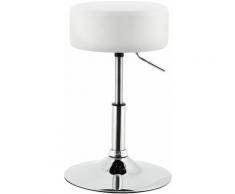 Schminktisch Hocker Tonia – Sitzhocker rund Ø 33 cm & höhenverstellbar 52 – 65 cm – ergonomischer