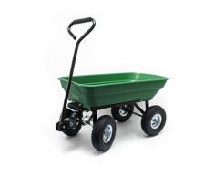 Gartenwagen mit Kippfunktion, Volumen 55l, Tragkraft 200kg, Handwagen Bollerwagen