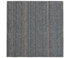 Floordirekt - Teppichfliesen Berlin Grau K4 50 x 50 cm - Grau