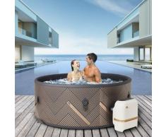 Drop-Stitch DWF Whirlpool MSPA MONO 6 Personen Outdoor Indoor Massage Pool 2021