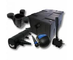 Set: Bio Teichfilter 60000l 72W UVC Teichklärer 80W Pumpe Springbrunnenpumpe Skimmer
