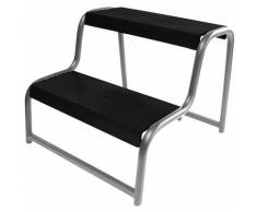 Doppelstufiger Tritthocker für Wohnwagen Schwarz 360822 - Proplus
