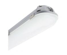 Ledkia - Feuchtraum Wannenleuchte led 40W 1200mm Aluminium IP65 Neutrales Weiß 4000K - 4500K