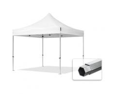 Faltzelt PROFESSIONAL 3x3 m ohne Seitenteile Faltpavillon ALU Pavillon Partyzelt in weiß