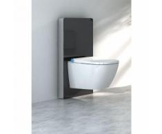 Schwarzglas Sensor - Sanitärmodul für Wand-WC