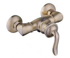 bronze Duscharmatur Messing Antik Aufputz Retro Nostalgie