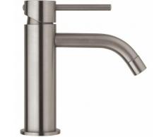 Waschtischarmatur ohne Abfall Paffoni Light LIG071 | Steel Looking