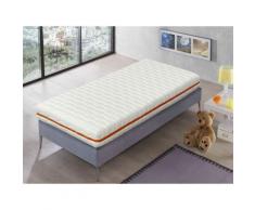KINDERMATRATZE 80x130 - Hohe 18 CM NUKA - Schaumstoff, antibakteriell und abnehmbar - ideal fur
