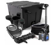 SunSun 1-Kammer Set für 60000l mit 24W UV Teich Klärer NEO7000 50W Schlauch Springbrunnen Skimmer