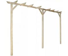 Gartenlaube 400 X 40 X 205 Cm Holz
