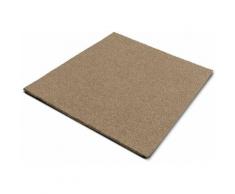 Teppichfliesen Can Can Selbstliegend Farbe: Beige - Beige