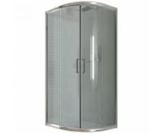 Eckeinstieg Duschkabine Runddusche 80x80 H185 Transparent 6mm Glas Mod. Alabama