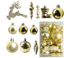 30 Weihnachtskugeln aus Kunststoff, Weihnachtskugeln, Christbaumkugeln, Christbaumkugeln,