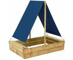 Vidaxl - Sandkasten mit Dach 80x60x97,5 cm Imprägniertes Kiefernholz Braun