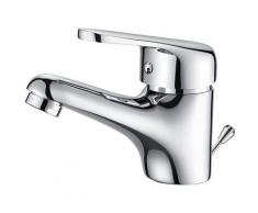 Kleine Waschbeckenarmatur fürs Bad inklusive Ablaufgarnitur Badezimmer Wasserhahn fürs Waschbecken