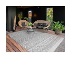 Paco Home - In-& Outdoor Teppich Balkon Terrasse Küchenteppich Modernes Boho Ethno Muster 80x250