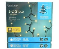 Lumineo LED Lichterkette 1•2 Glow compact 210 cm 700 Lichter klassisch warm