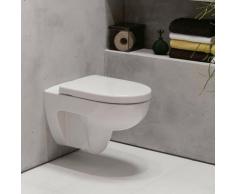 Geberit - Renova Wand-Flachspül-WC, weiß KeraTect