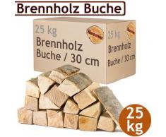 Flameup - Brennholz Kaminholz Holz 25 kg Für Ofen und Kamin Kaminofen Feuerschale Grill Buche