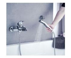 Badewannenarmatur mit Handbrause Duschsysteme Duscharmatur mit Wasserfall Auslauf Wannenarmatur