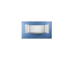 Whiteboard | BxH geöffnet 4000 x 1000 mm | Grundtafelbreite 2000 mm | QUIPO