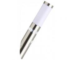 BOLE SENSOR Wandfackel 44 cm Metall / Kunststoff Edelstahl 2-Flammig, G46798/82 - Brilliant