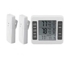 Kühlschrank-Gefrierschrank-Thermometer Digitaler Alarm Tonalarm mit drahtlosem Sensor