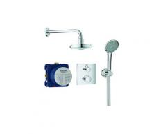 GROHE UP-Duschsystem Grohtherm 34735 mitFMS rund/SmartBox/Kopfb./Brauseset chrom