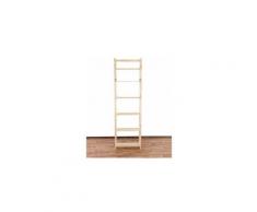 Holzregal RA Serie | Tragkraft 35 kg pro Fachboden | HxBxT 2200 x 650 x 285 mm | - braun