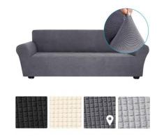 Stretch Sofabezug Anti-Rutsch Soft Couch Sofabezug Waschbar für Wohnzimmer Kinder Haustiere 4 Sitz