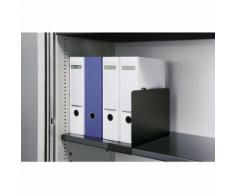 Aktenstütze - VE 5 Stk, schwarzgrau - HxBxT 200 x 100 x 290 mm Ablagesystem