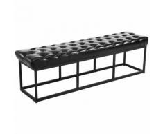 Sitzbank Amun Kunstleder-schwarz-150 cm