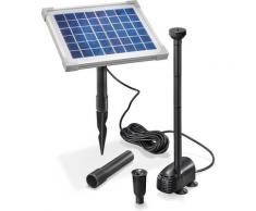 Solar Teichpumpe 5W 470l/h Solarpumpe Gartenteich Pumpenset Teich Esotec 101012