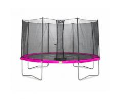 EXIT Twist Trampolin ø427cm - rosa/grau