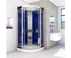 AcquaVapore DTP8058-0201 DBL Fertigdusche 80x80cm -12860- mit Easyclean Scheibenversiegelung