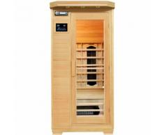 Artsauna Infrarotkabine Wärmekabine Trondheim mit Dual-Heizsystem & Hemlockholz