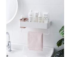 Ocxin - Badezimmer Lagerregal Handtuchhalter Wandmontage Aufbewahrungsbox zur Aufbewahrung von