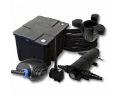 Filter Set 12000l Teich,24W Teichklärer,CTF ECO 20W Pumpe 25m Schlauch Skimmer SK30 Springbrunnen