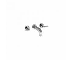 Hansgrohe AXOR Citterio 3-Loch Waschtischarmatur Unterputz, Auslauf 162mm, Hebelgriffe, Rosetten