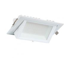 LED-Einbaustrahler Schwenkbar Rechteckig 48W 130lm/W lifud Warmes Weiß 2800K - 3200K - Warmes Weiß
