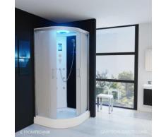 TroniTechnik Duschtempel Duschkabine Dusche Glasdusche Eckdusche Komplettdusche S090XC2EG01 90x90