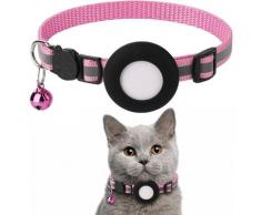 Ocxin - Airtag Katzenhalsband, Airtag Katzenhalsband mit Glocke und sicherheitsverschluss in 3/8'