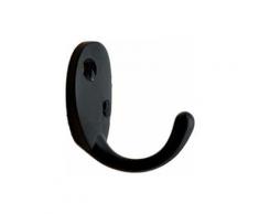 29,5 mm Wandgarderobe aus Zinklegierung für Handtücher, Kleidung, Badezimmer, Küche, Schwarz