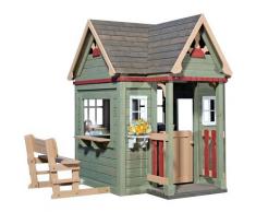 Spielhaus Victorian Inn aus Holz | Outdoor Kinderspielhaus für den Garten inklusive Zubehör |