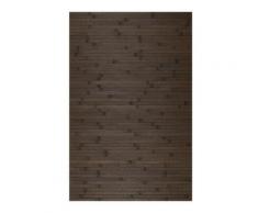 Natürliche Teppich Bambús, Anti-Rutsch, Dunkelbraun, 50 x 200cm - Dunkelbraun